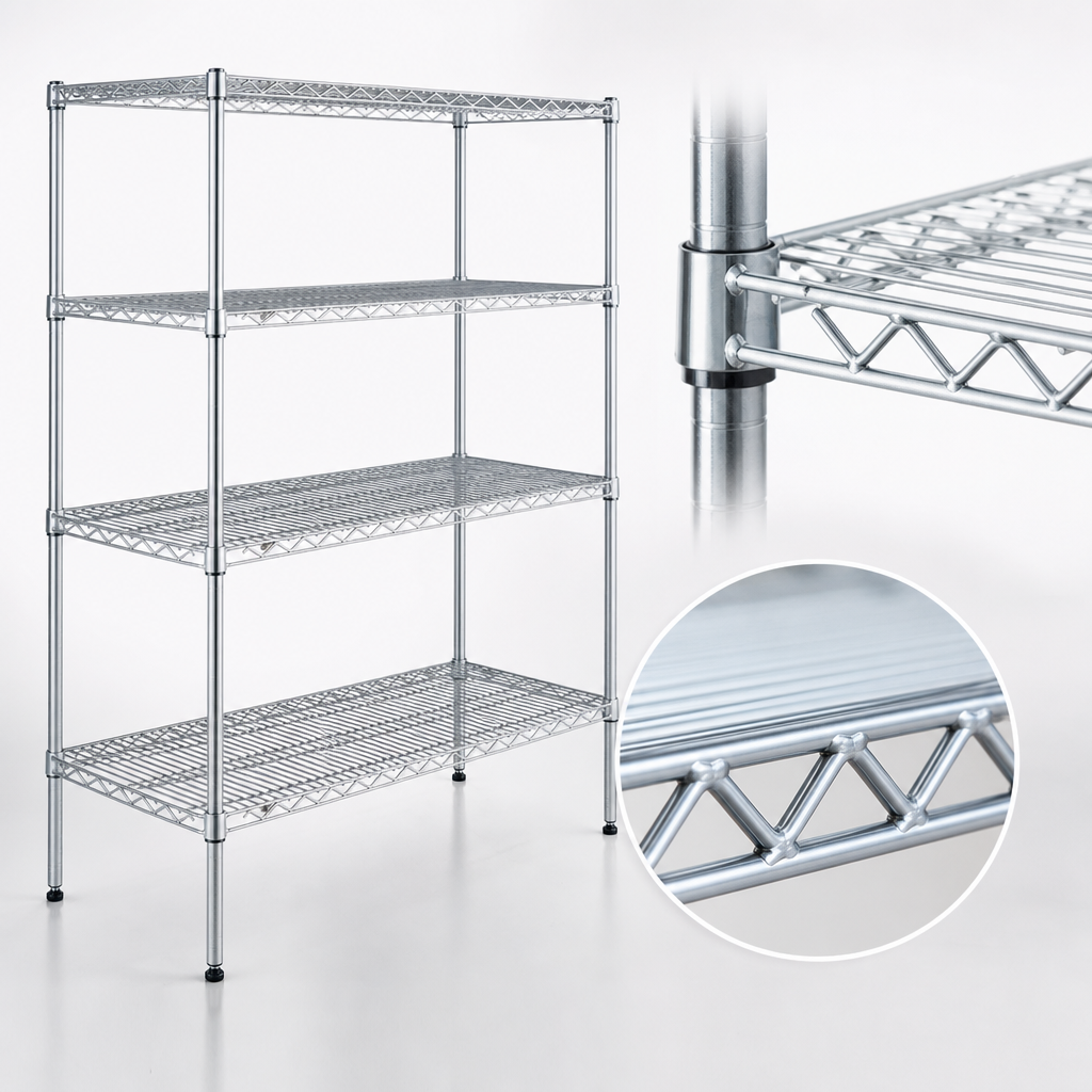 Patented QuadTruss® Shelf Design