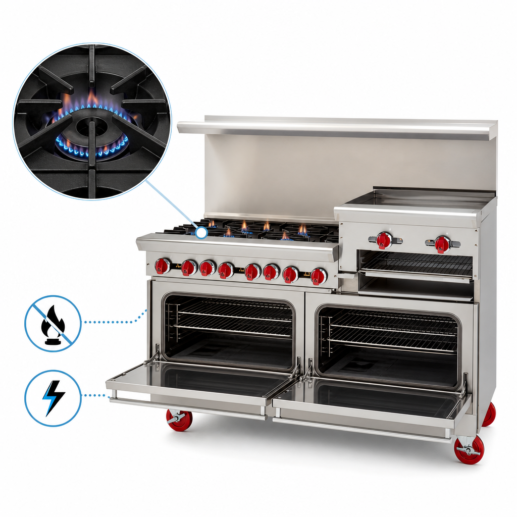 Pilotless Open Burner System