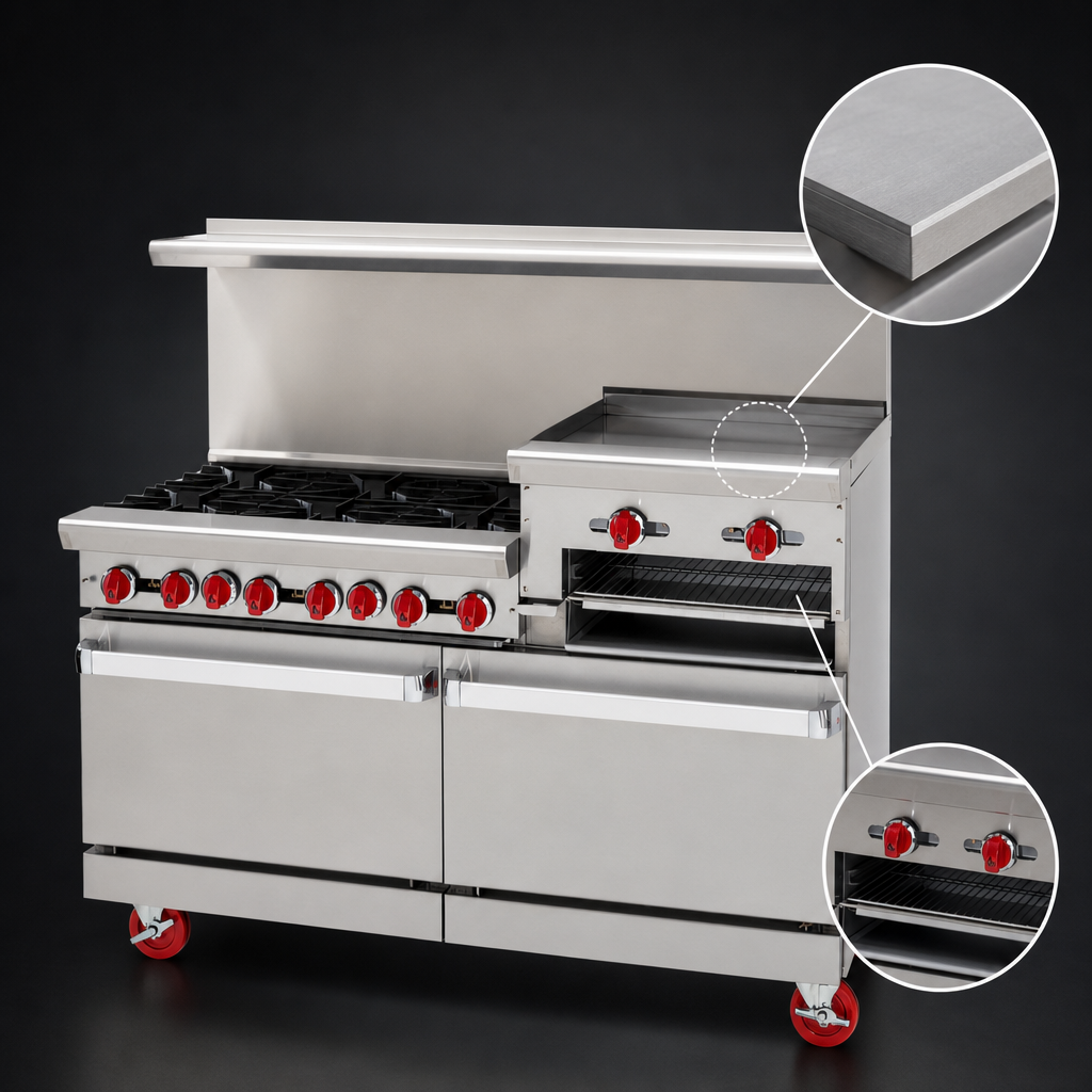 24-Inch Raised Griddle/Broiler