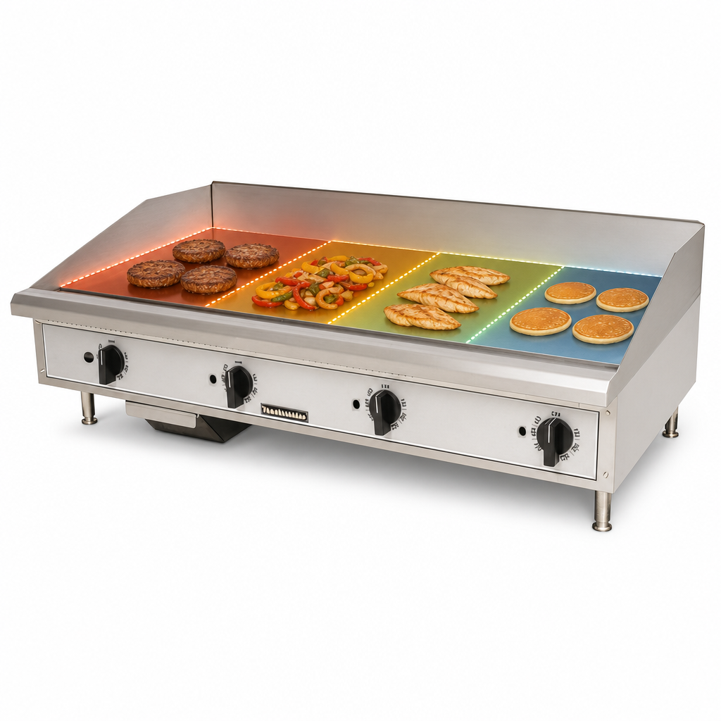 Four Independent Cooking Zones