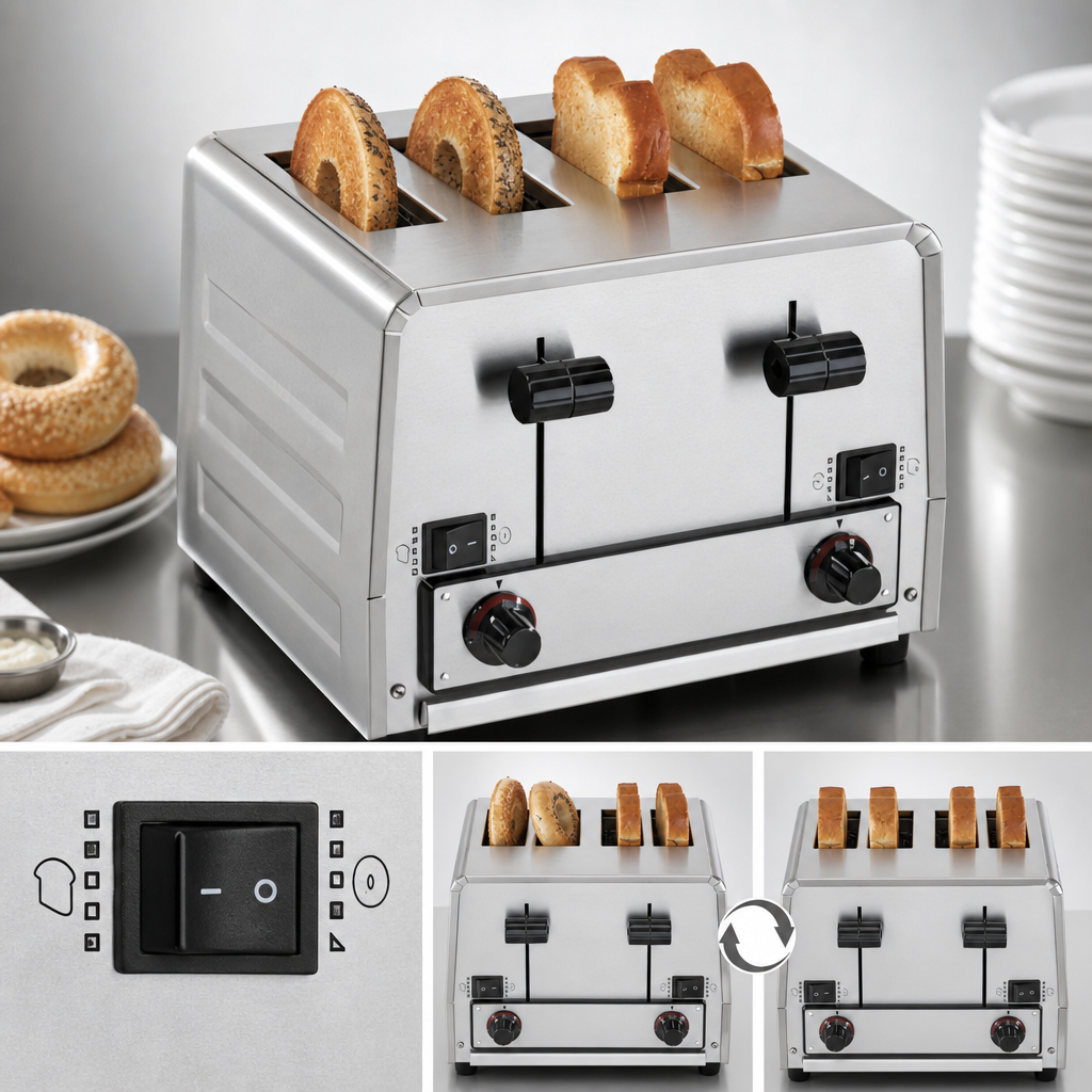 Switchable Bread/Bagel Selector