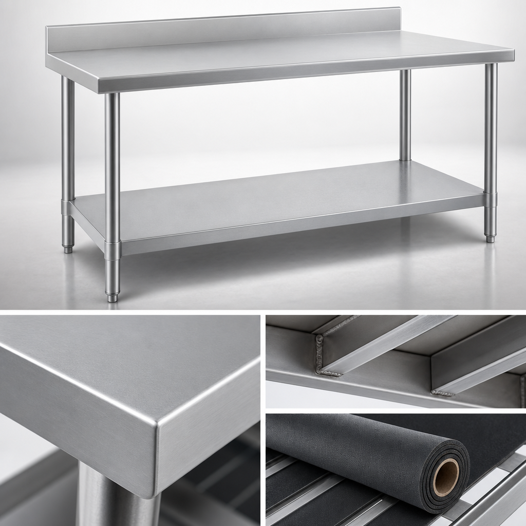 14-Gauge 300 Series Stainless Steel Top