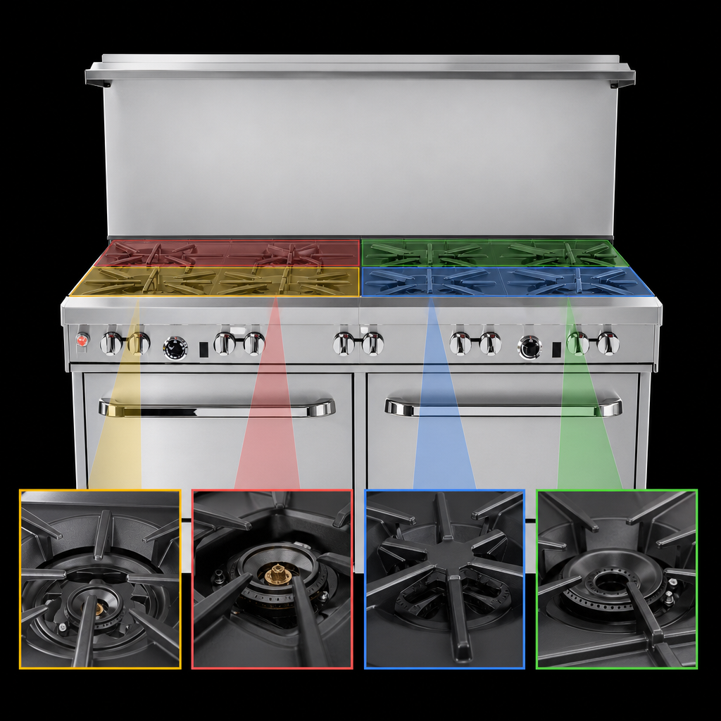 Mixed Burner Top