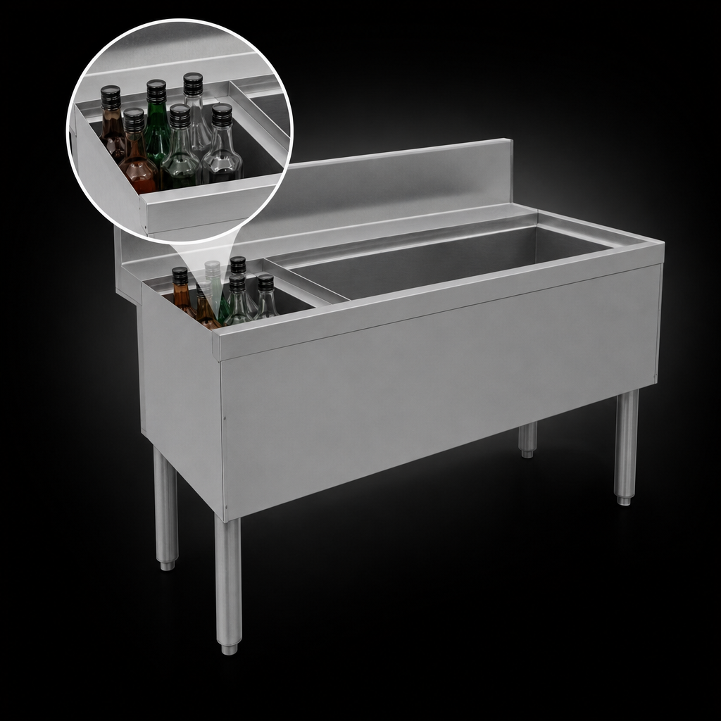 Left-Side Bottle Storage Rack