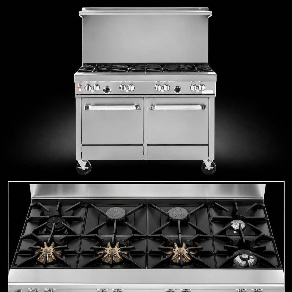 Seven-Burner Top Configuration