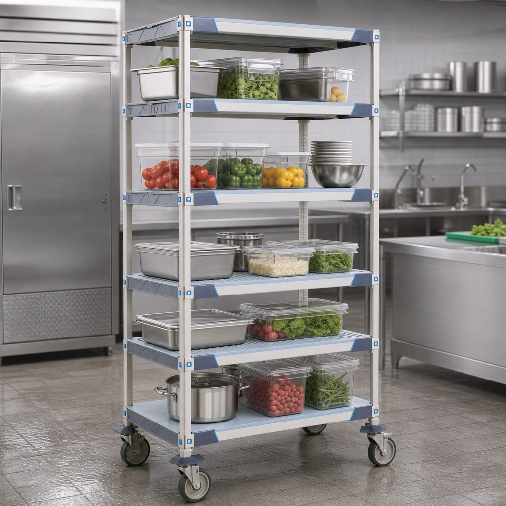 Corrosion-Proof Polymer Shelving