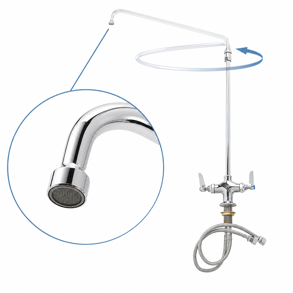 Elevated 12-Inch Swing Nozzle