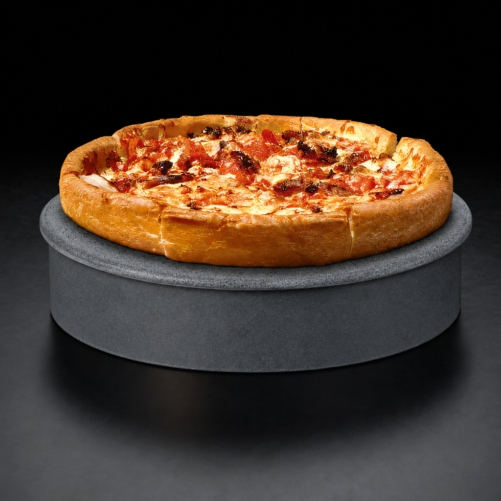 Round Simulated Stone Shelf