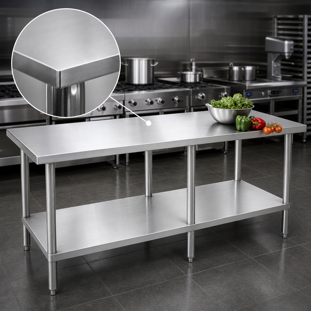 18-Gauge 430 Stainless Steel Top