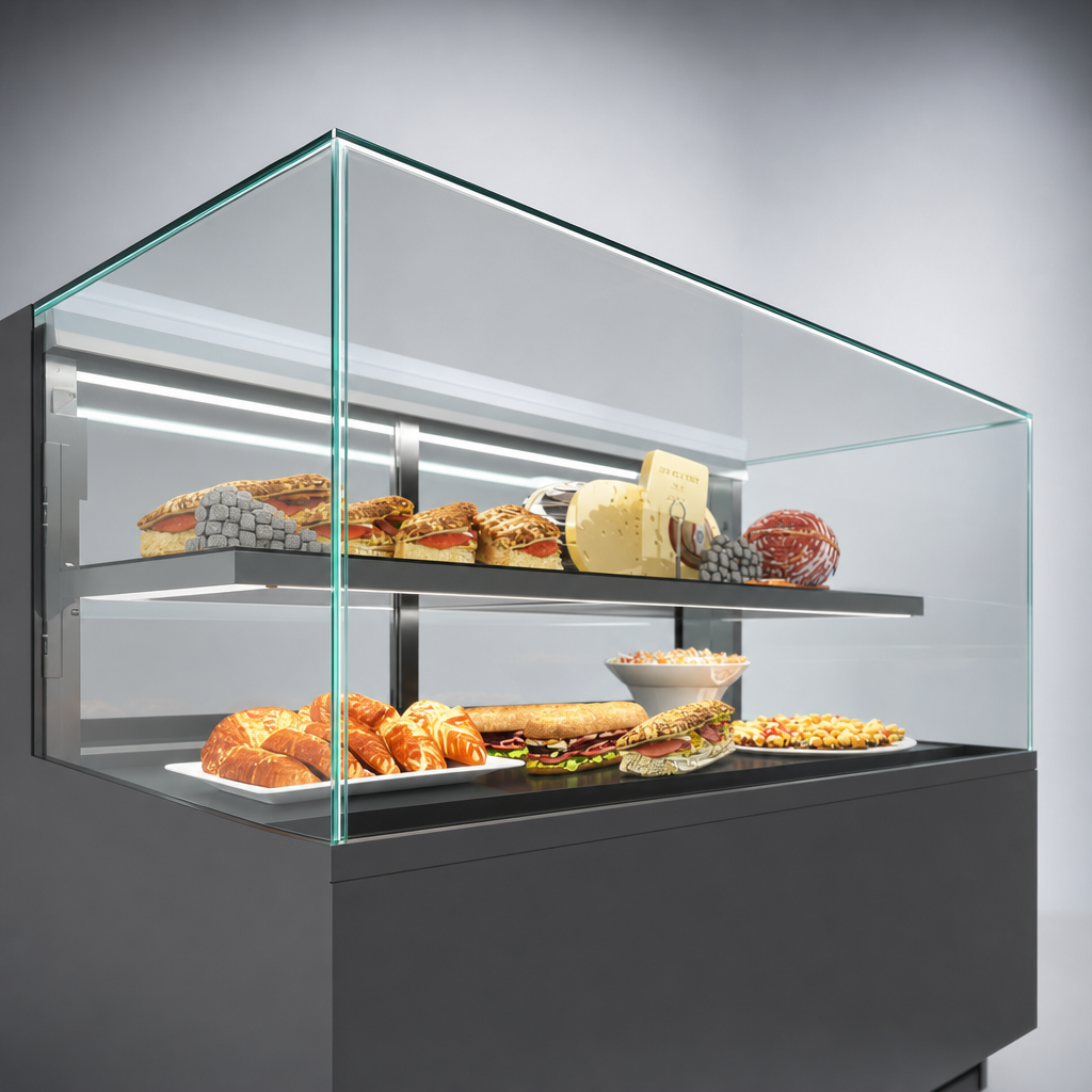 Frameless UV-Bonded Glass
