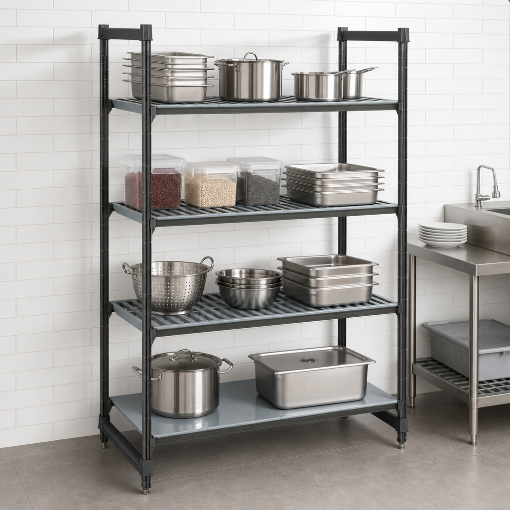 Mixed Vented And Solid Shelf Layout