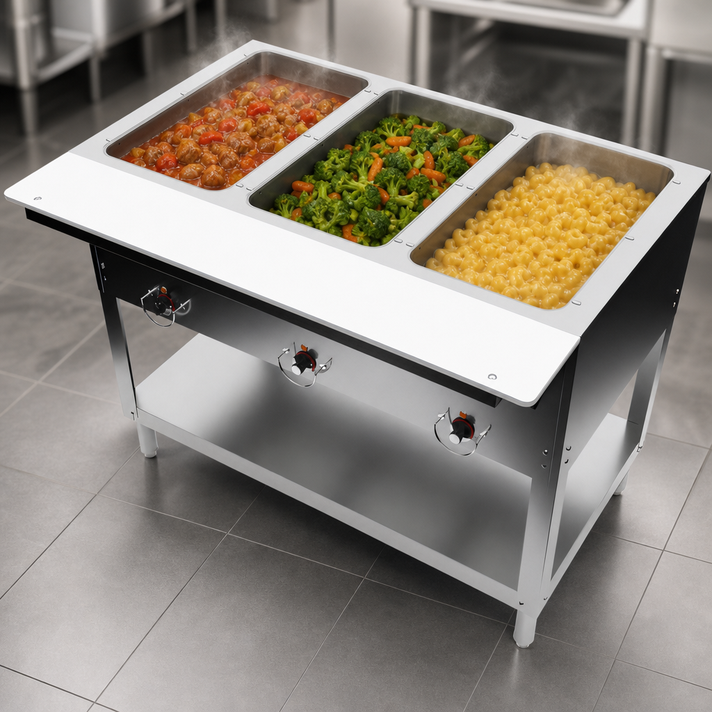 Three-Pan Holding Capacity