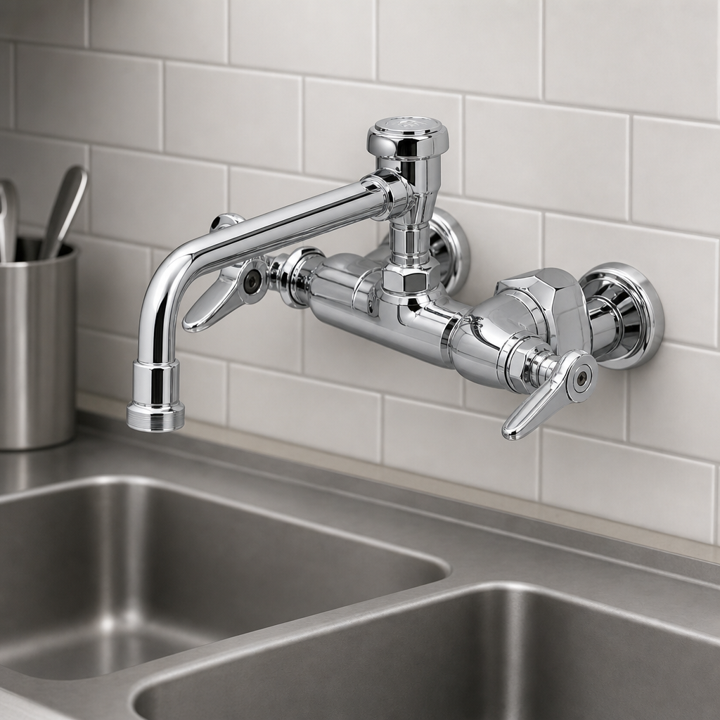 Wall-Mount Mixing Faucet