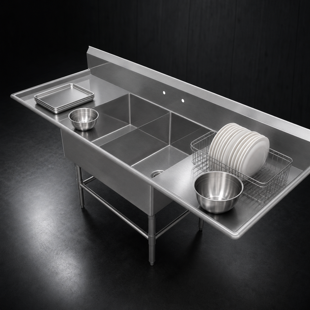 Dual 20-Inch Drainboards