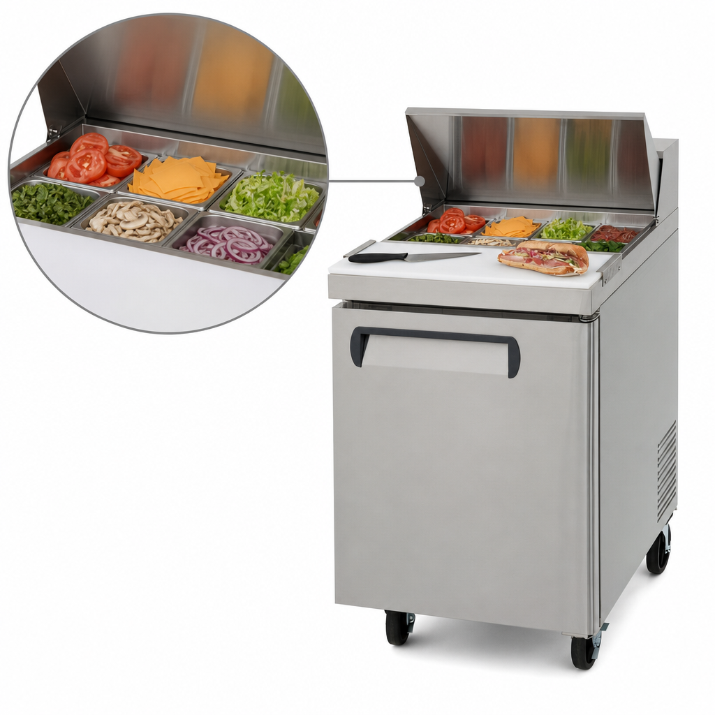 Eight-Pan Top Capacity