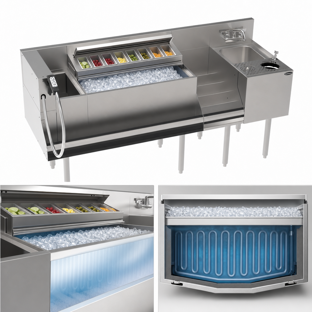 30-Inch Ice Bin With Cold Plate