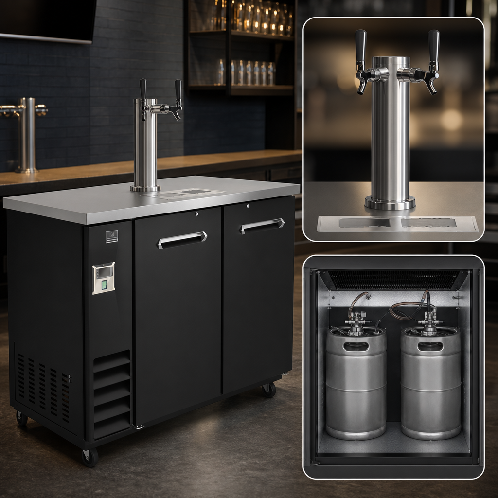 Refrigerated Double-Faucet Column