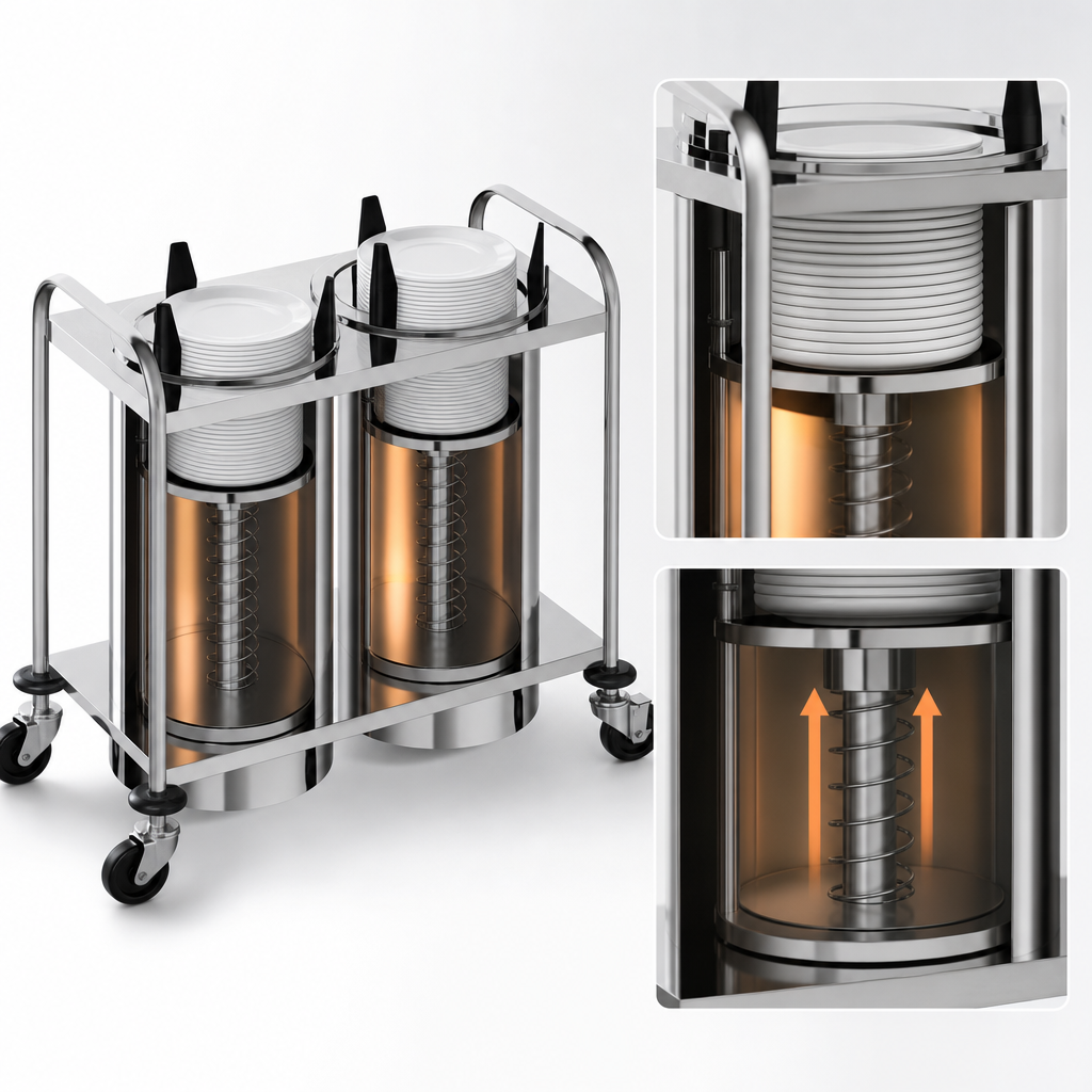 Heated Self-Leveling Dispensing Tubes