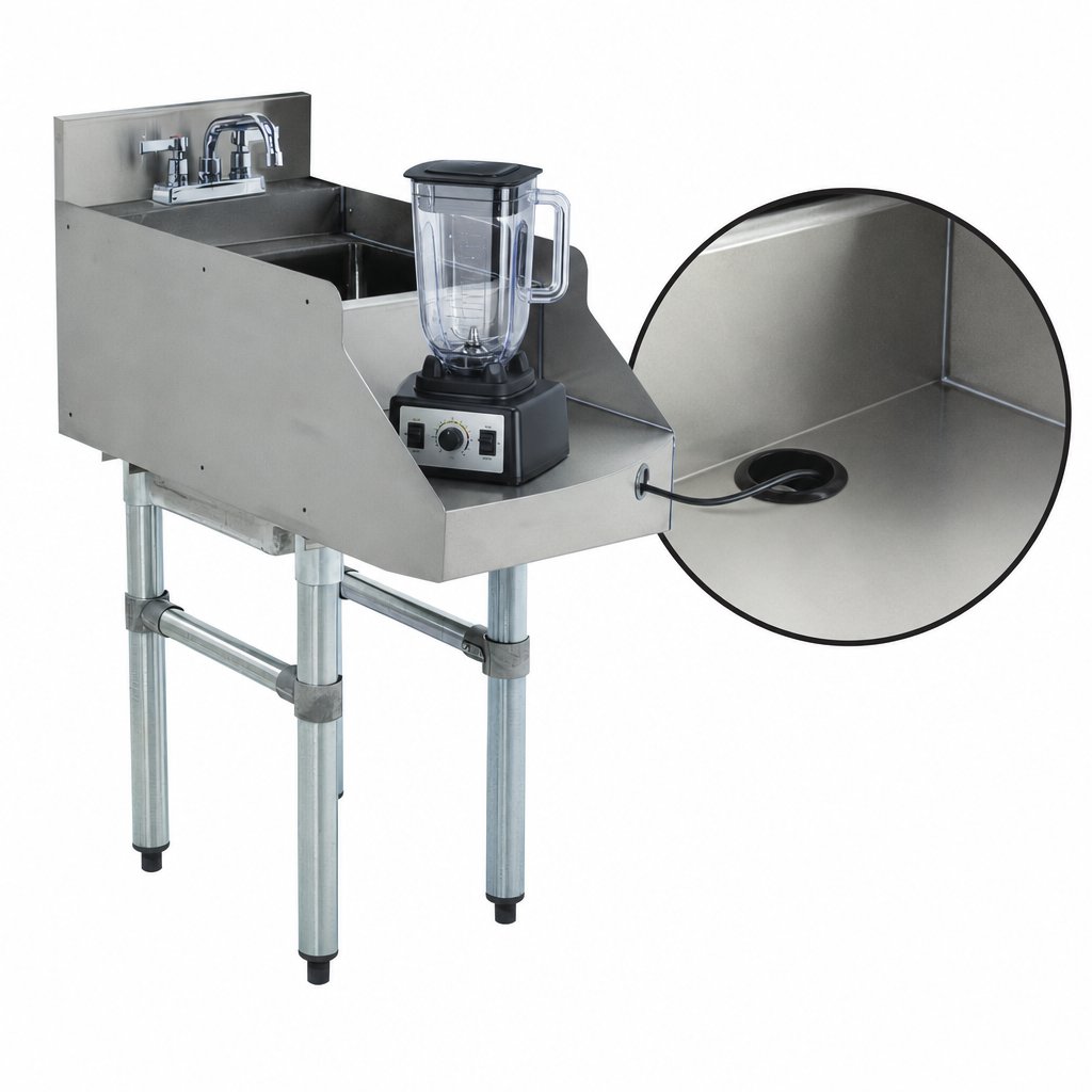 Recessed Blender Shelf