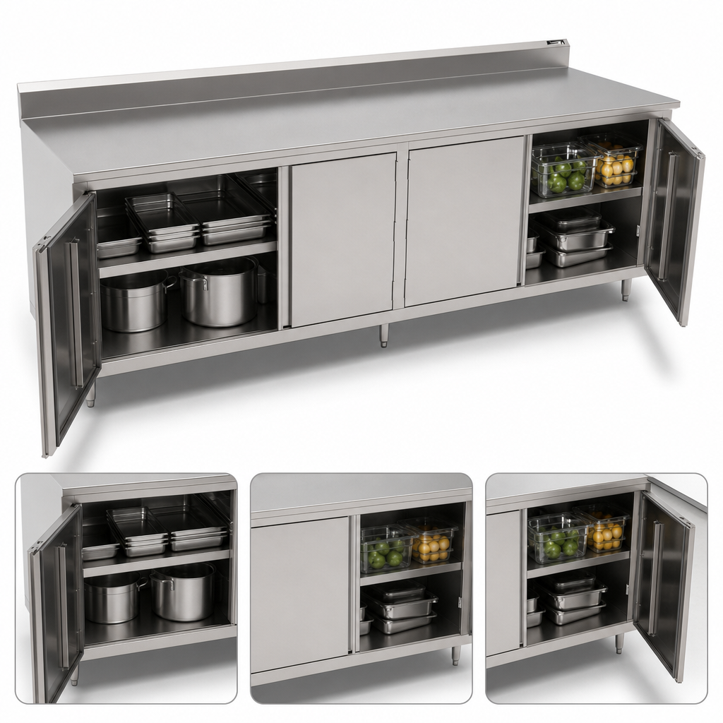 Cabinet Base with Hinged Doors