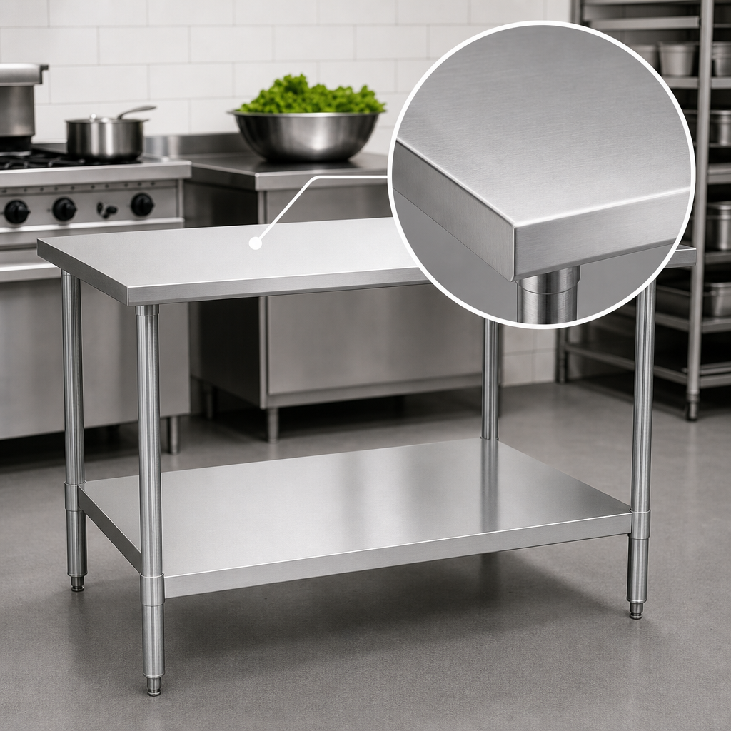 16-Gauge 300 Series Stainless Steel Top