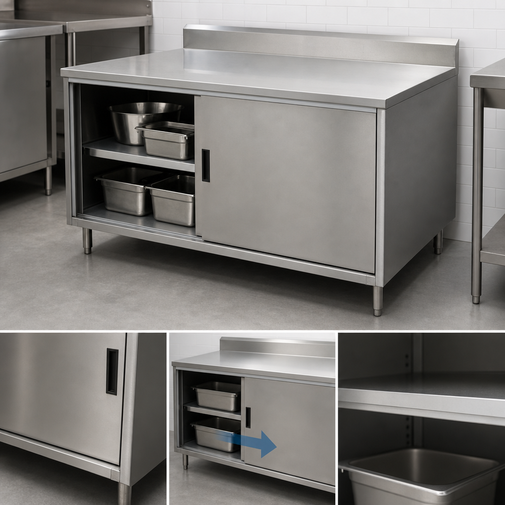 Sliding Door Cabinet Base