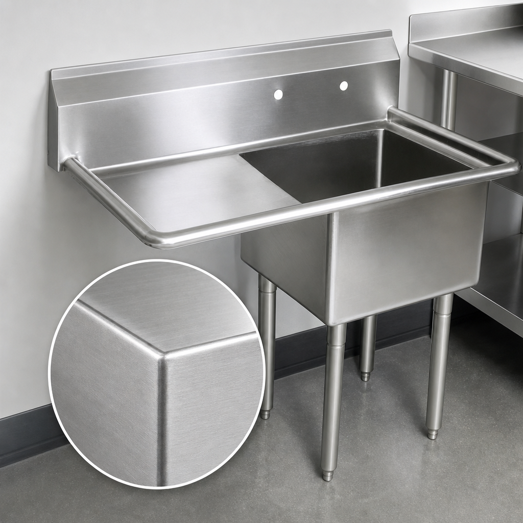 18-Gauge Stainless Steel Construction