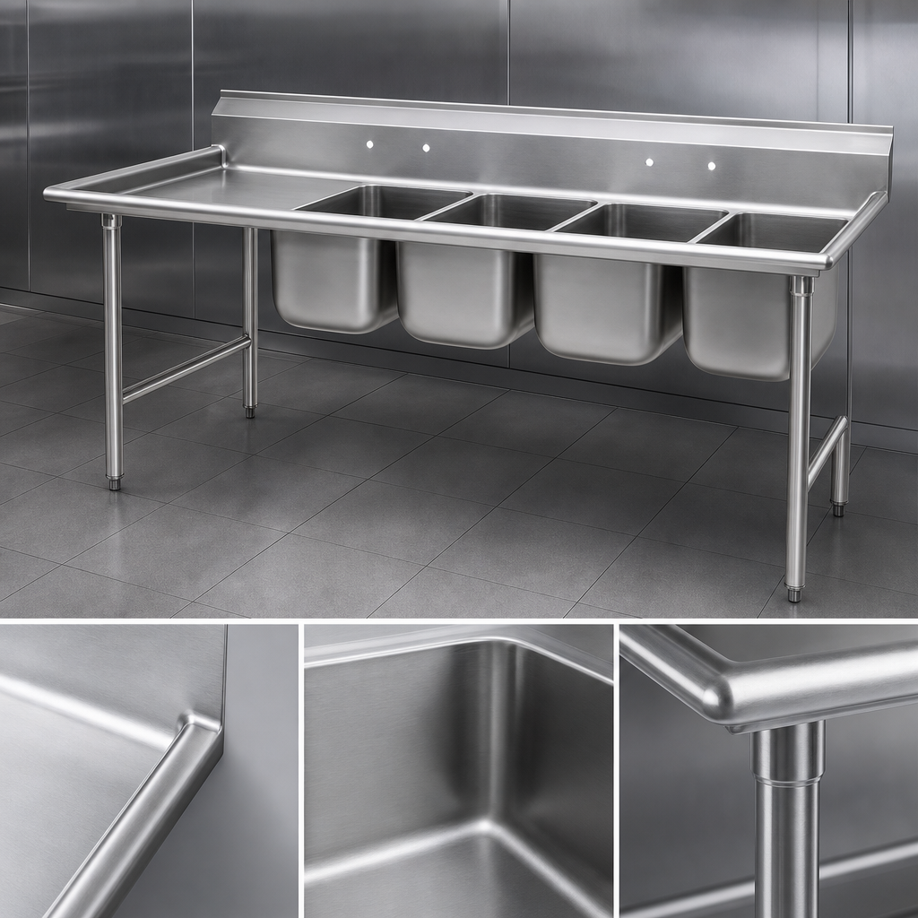 Heavy Gauge Stainless Steel Construction