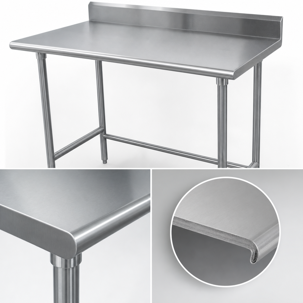 16-Gauge 430 Stainless Steel Top