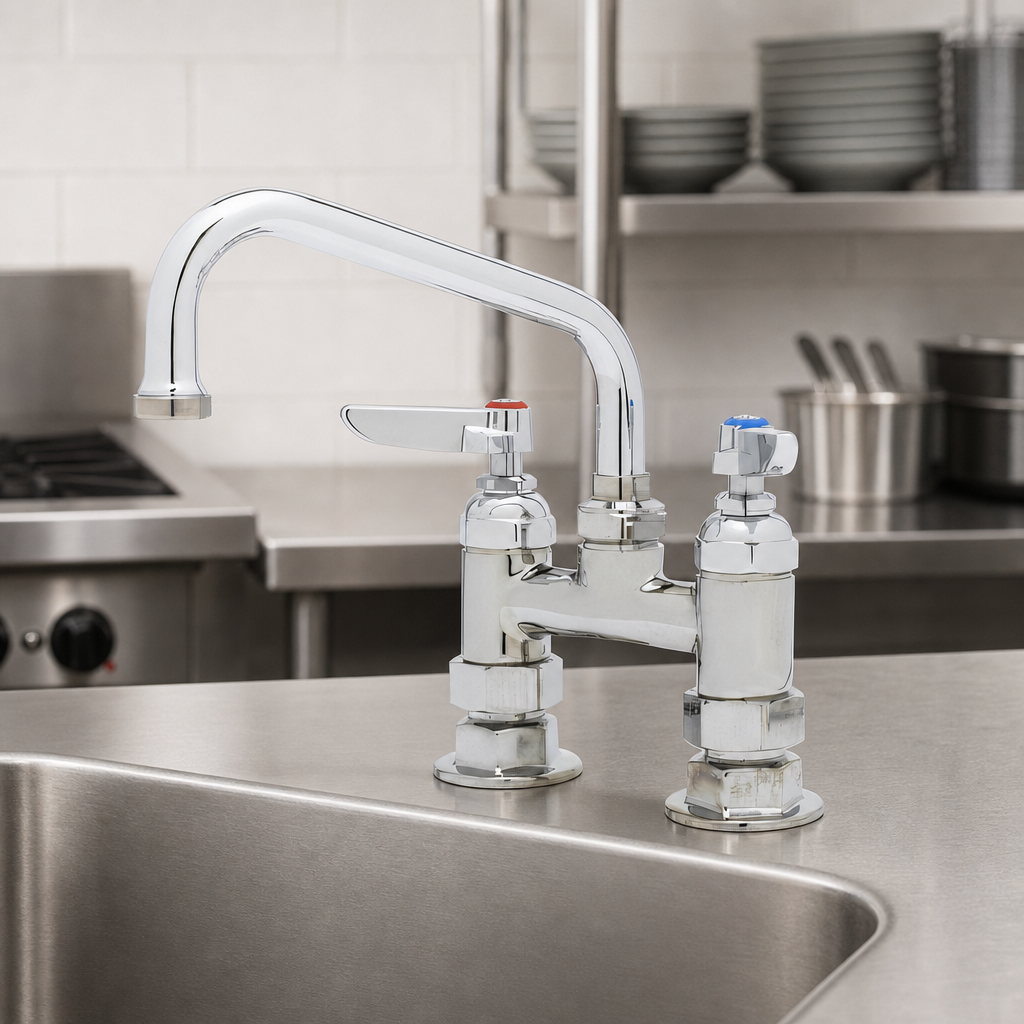 Deck Mount Mixing Faucet