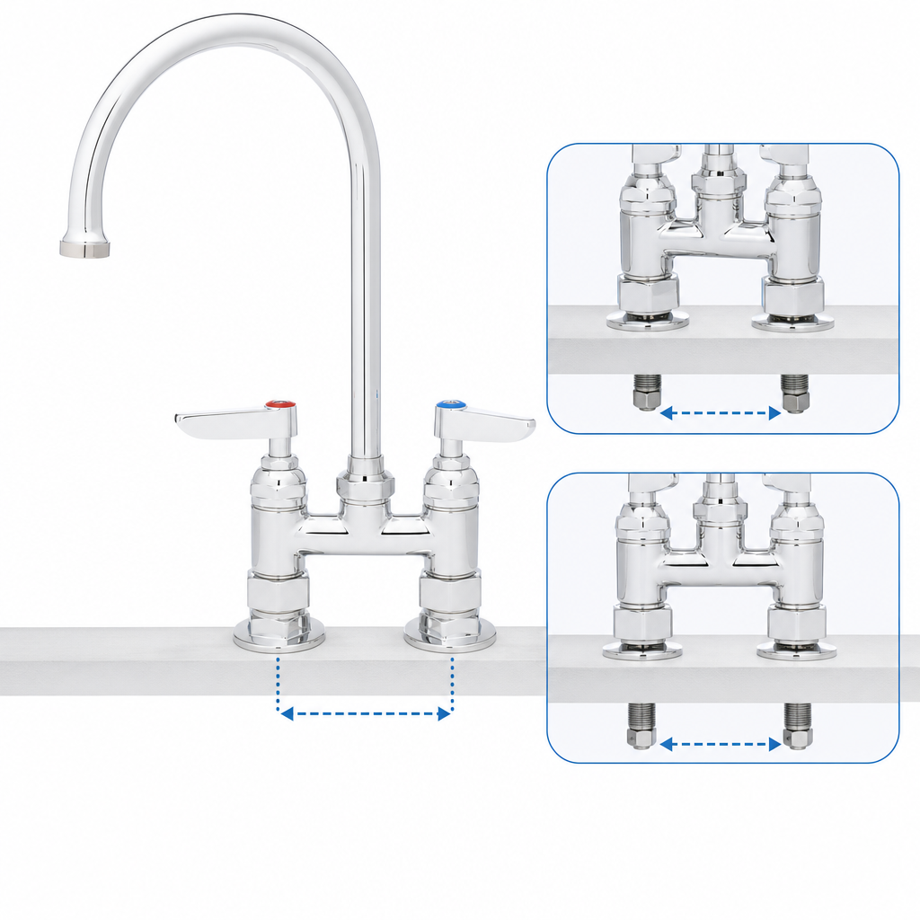 Adjustable Deck Mount Centers
