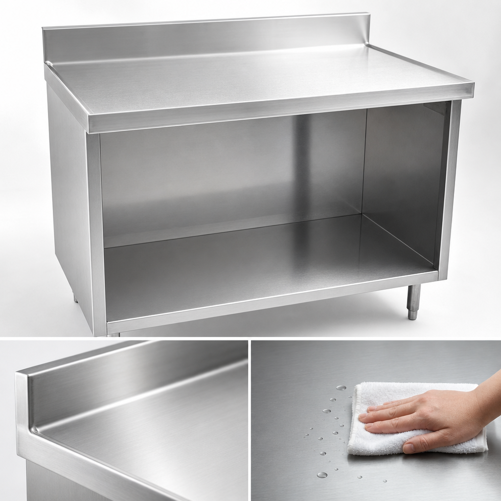 14-Gauge 304 Stainless Steel Top
