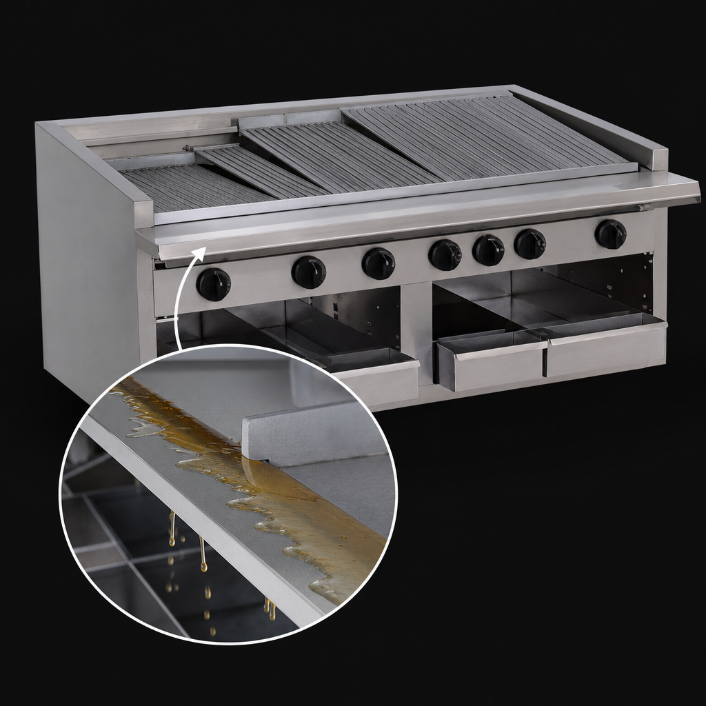 EZ Tilt Front Grease Trough