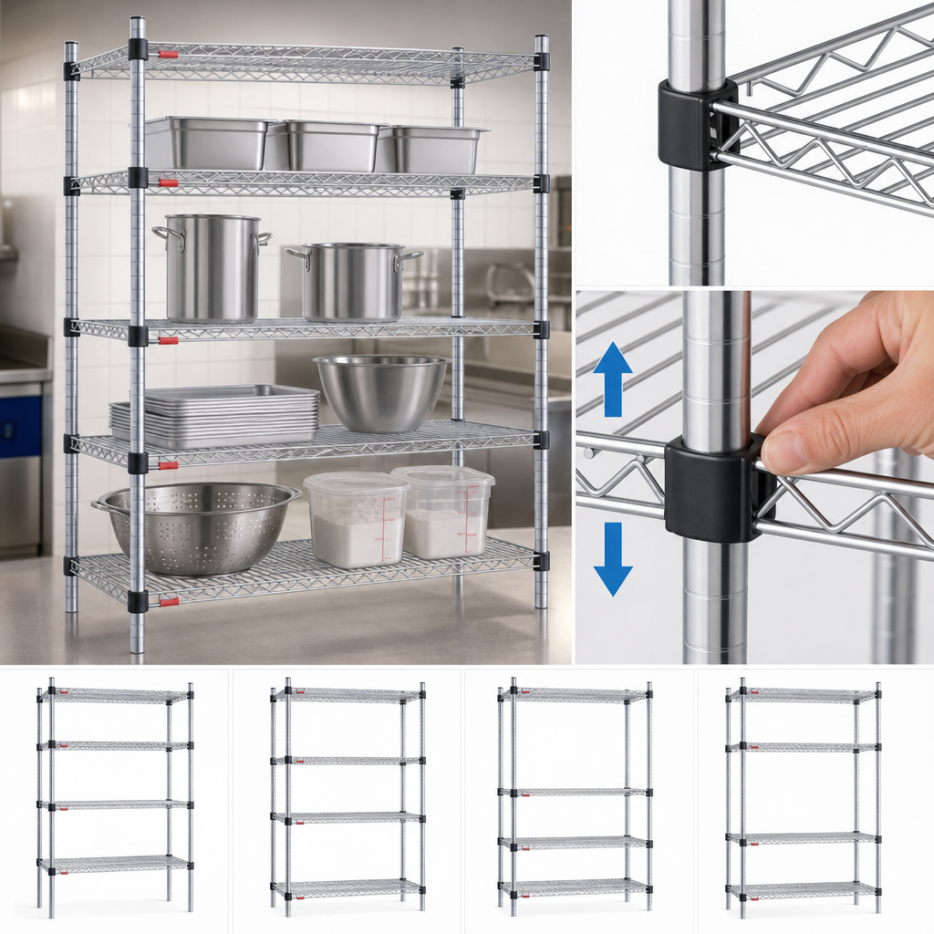 Quad-Adjust Shelf Configuration