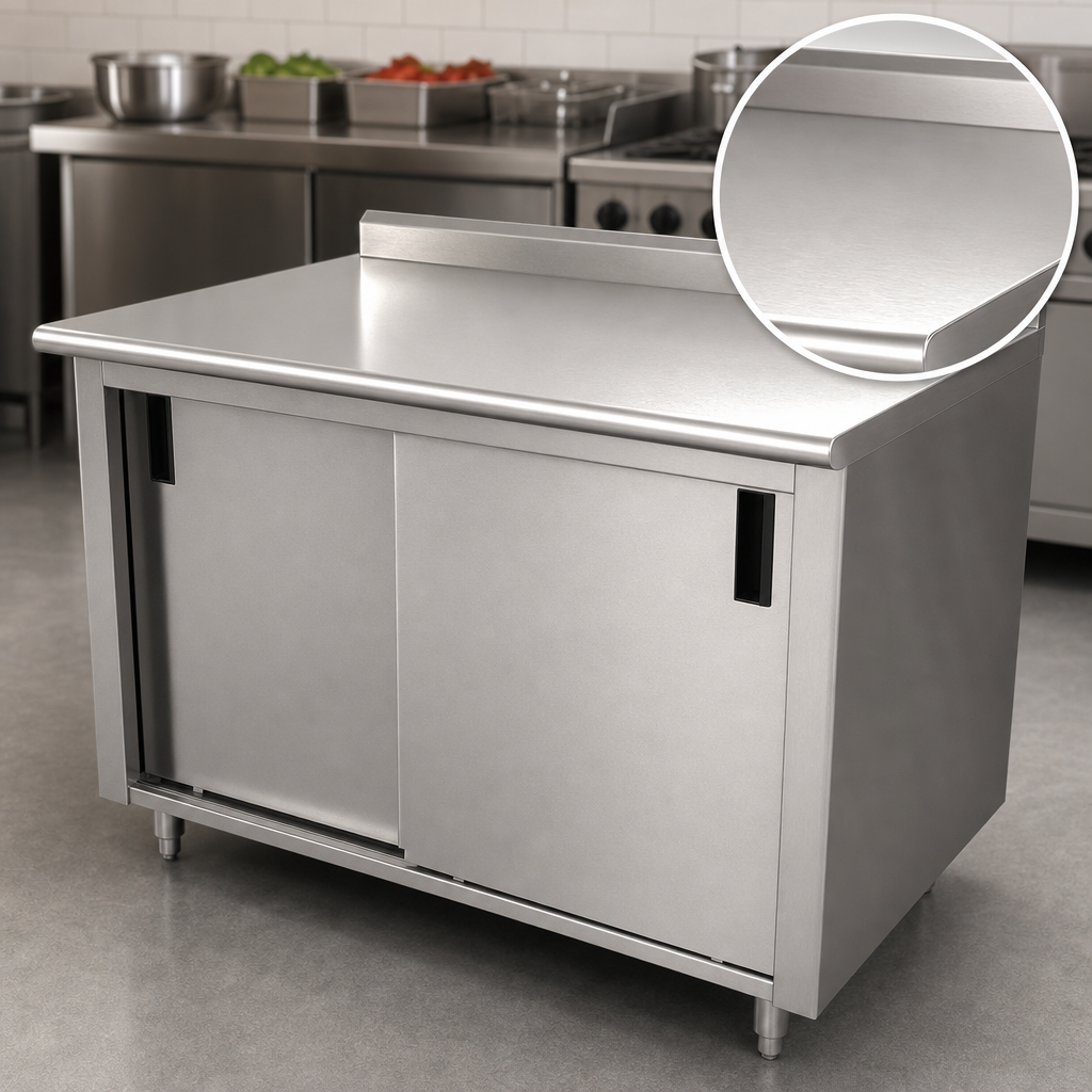 14-Gauge 304 Stainless Steel Top