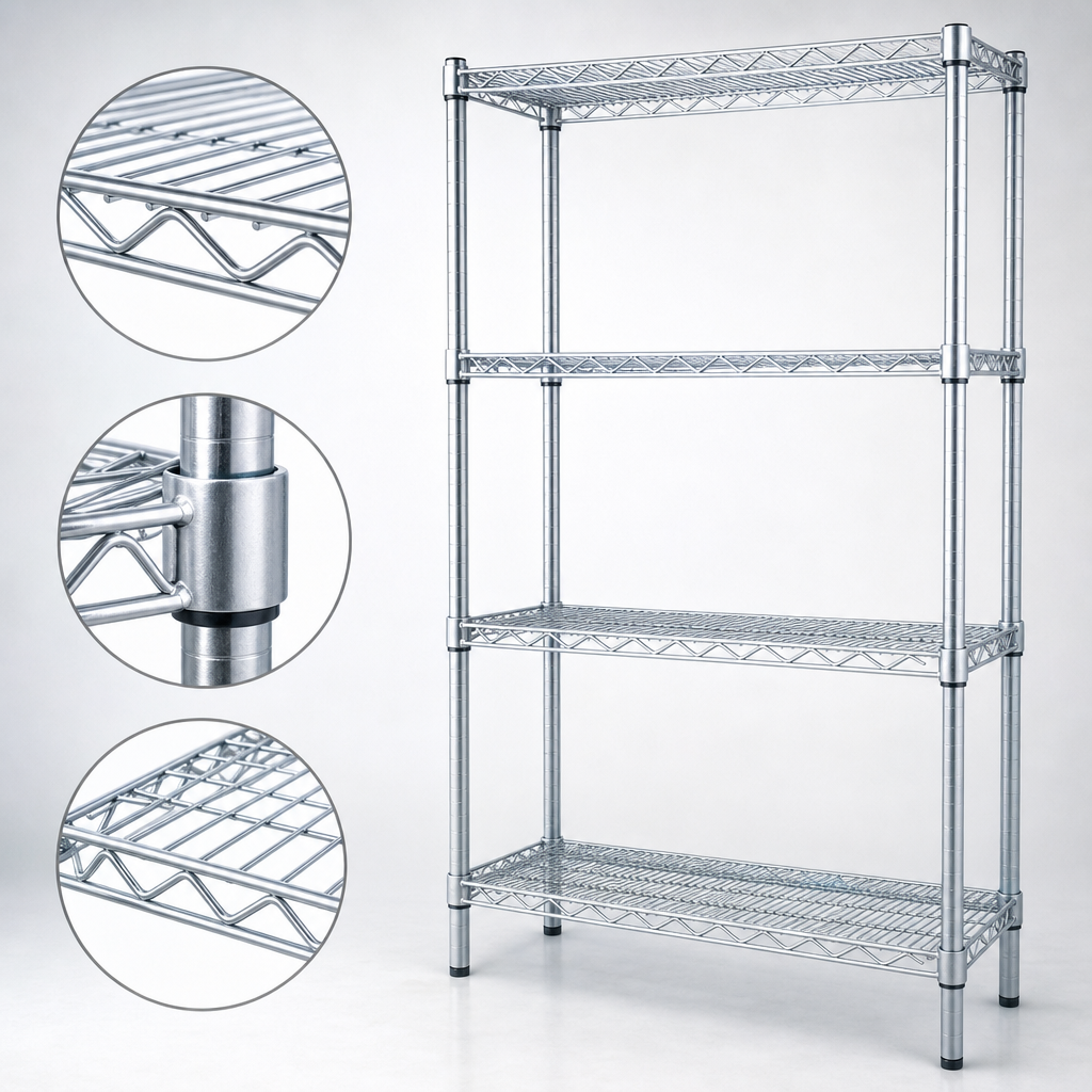 Patented QuadTruss Shelf Design