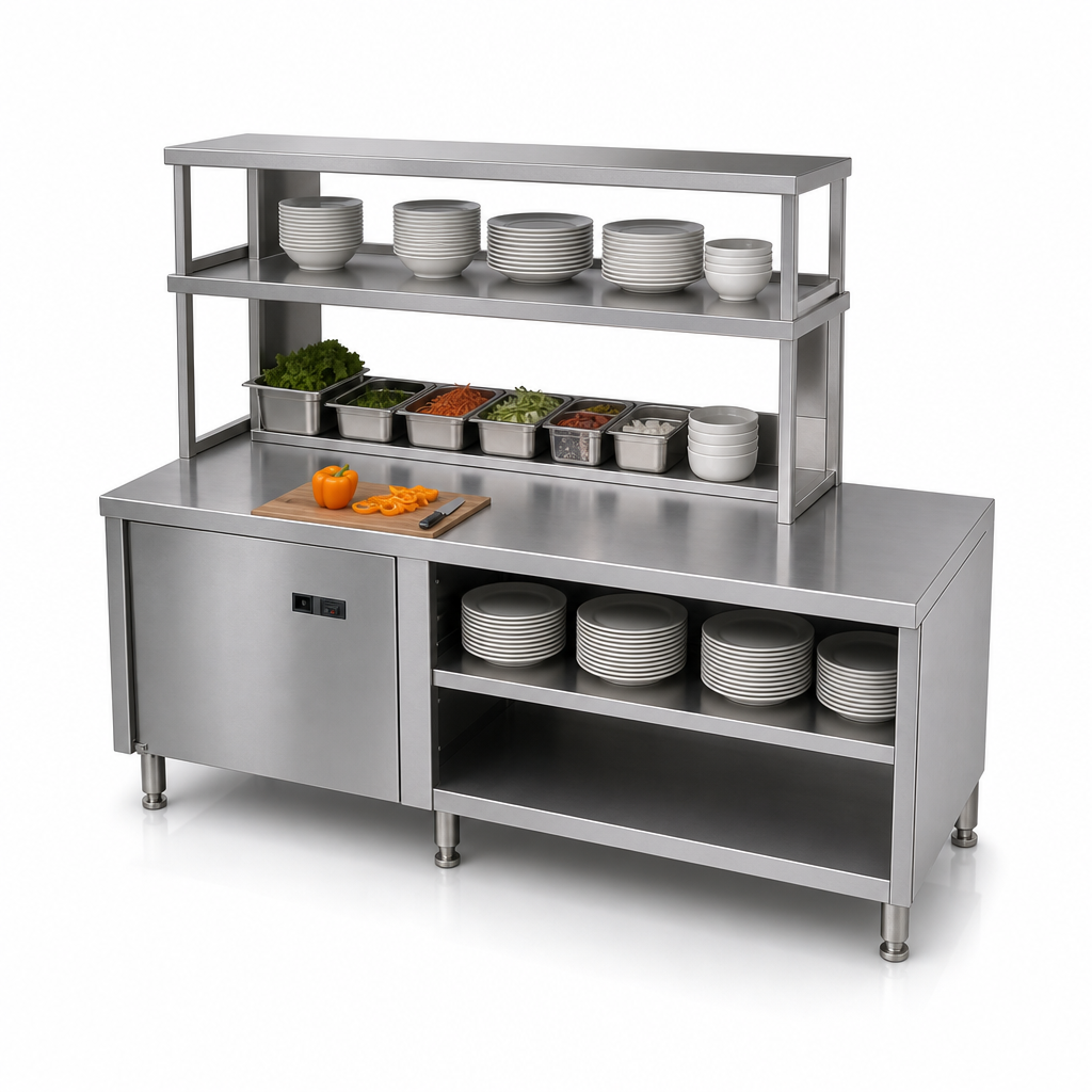 Integrated Storage and Overshelf