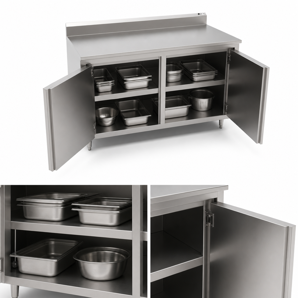 Cabinet Base with Hinged Doors