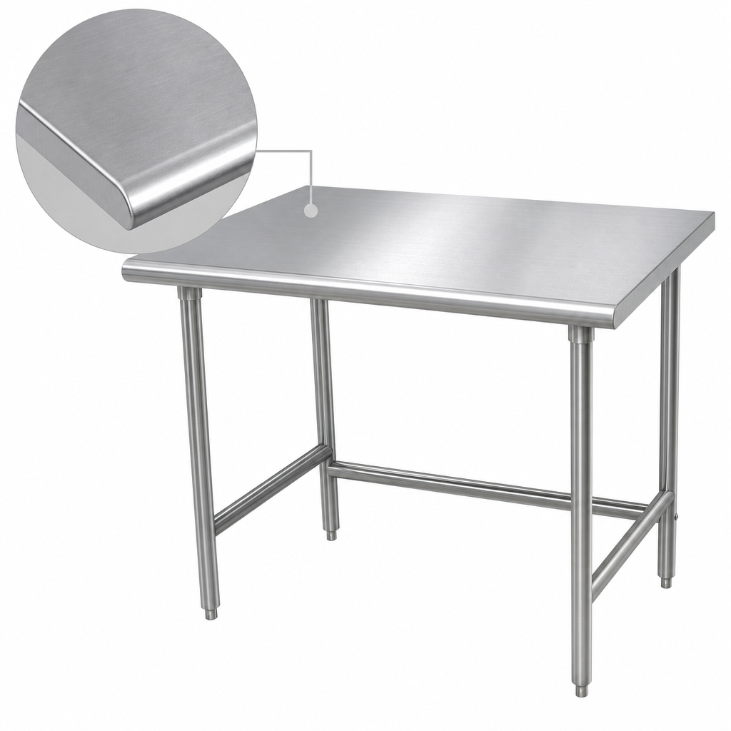16-Gauge 430 Stainless Steel Top
