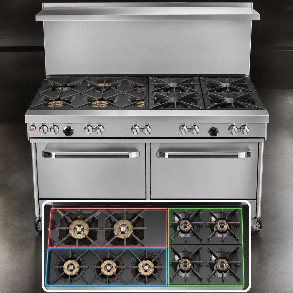 Nine-Burner Top