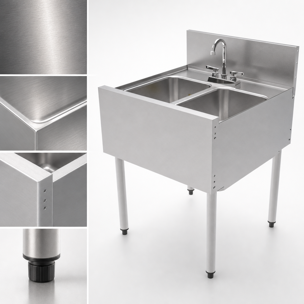 18-Gauge Stainless Steel Construction