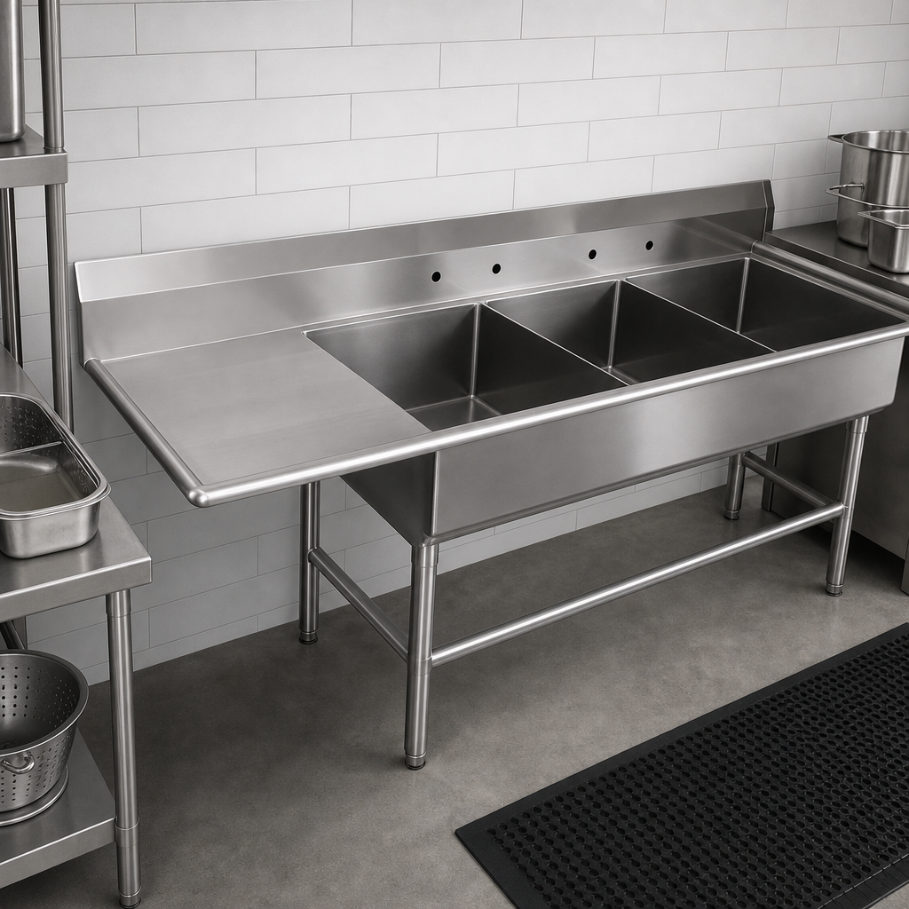 Three-Compartment Sink Design
