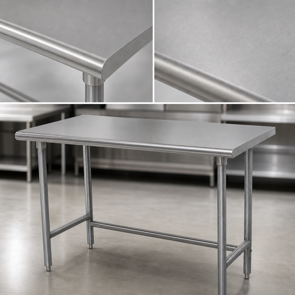 14 Gauge 304 Stainless Steel Top