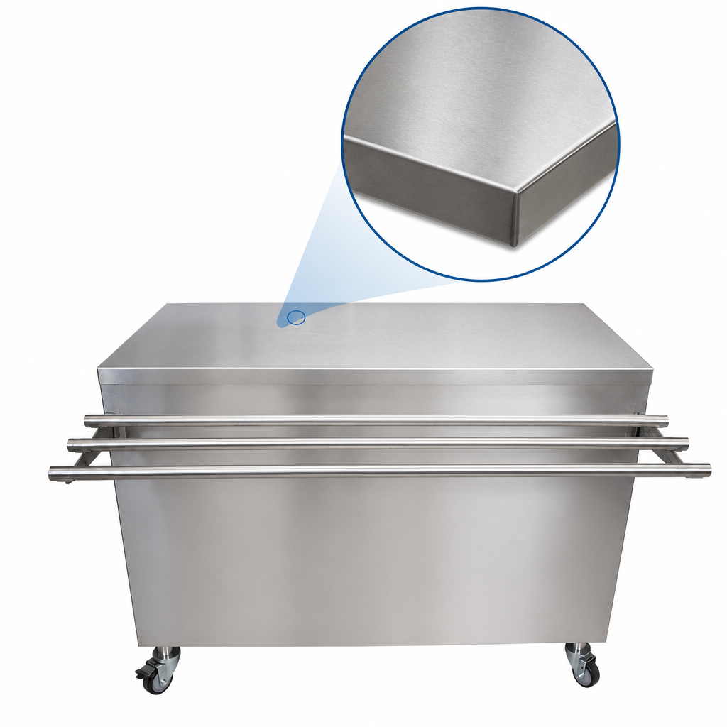 14-Gauge Stainless Steel Top