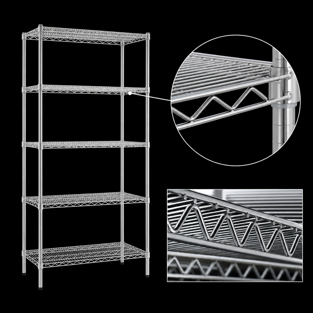 Patented QuadTruss® Shelf Design