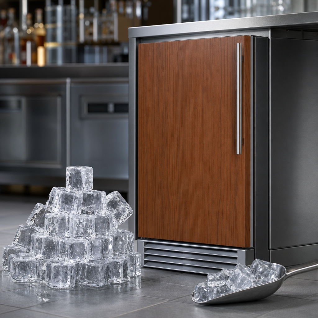 Full-Size Dice Ice Production