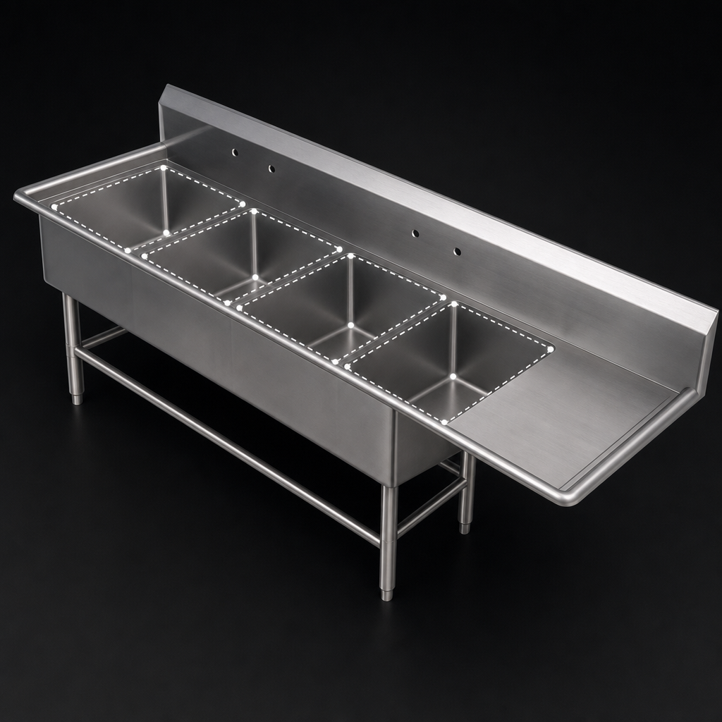 Four Large Compartments