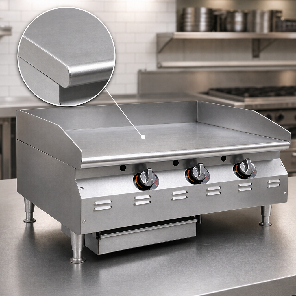3/4-Inch Smooth Griddle Plate