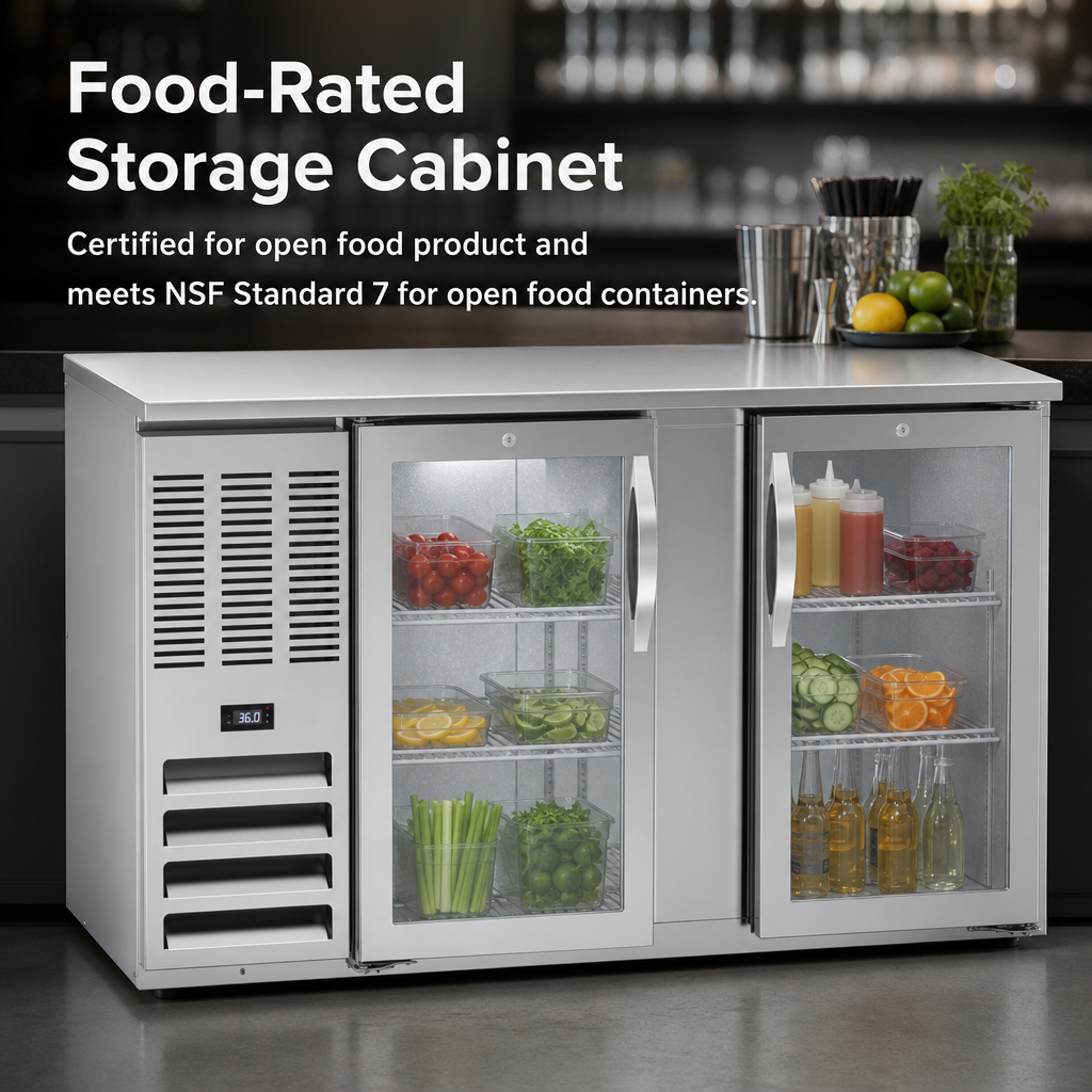 Food-Rated Storage Cabinet