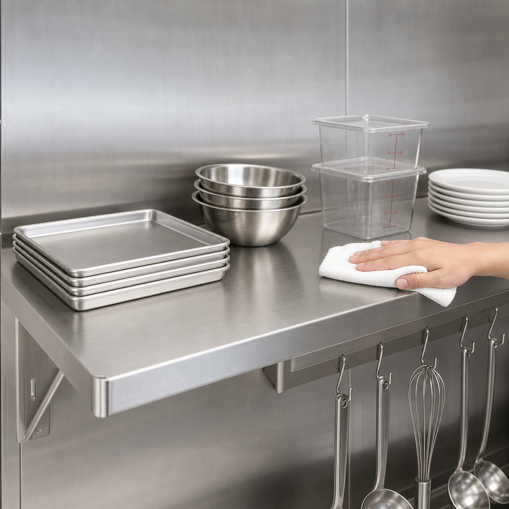 Solid Shelf Surface